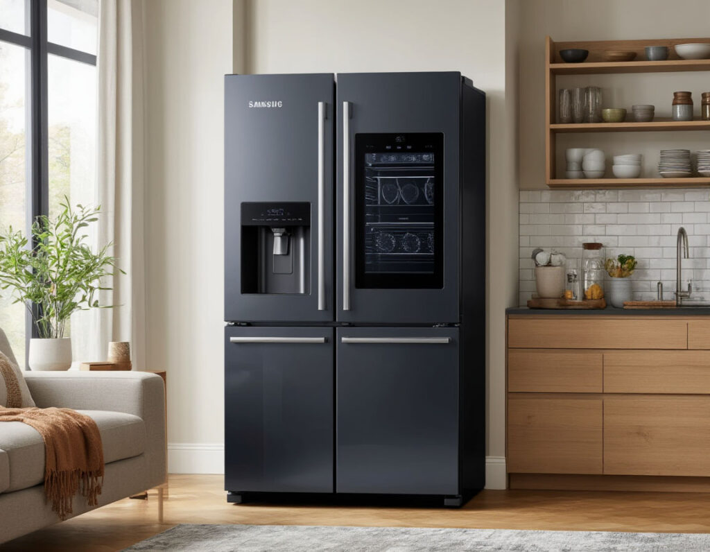 Умный холодильник Samsung Bespoke 4‑Door Flex с AI (2025 г.)